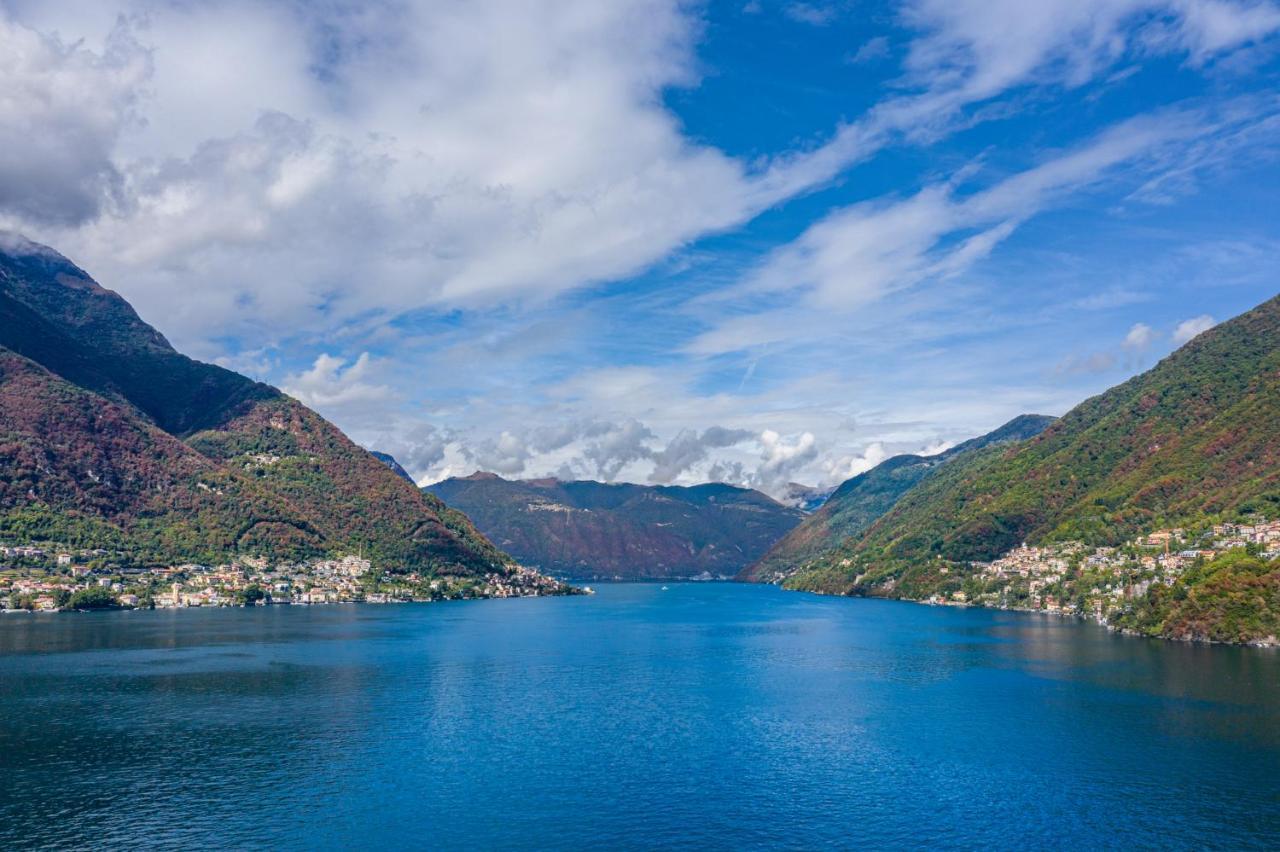 Hotel Ristorante Vapore Faggeto Lario Esterno foto