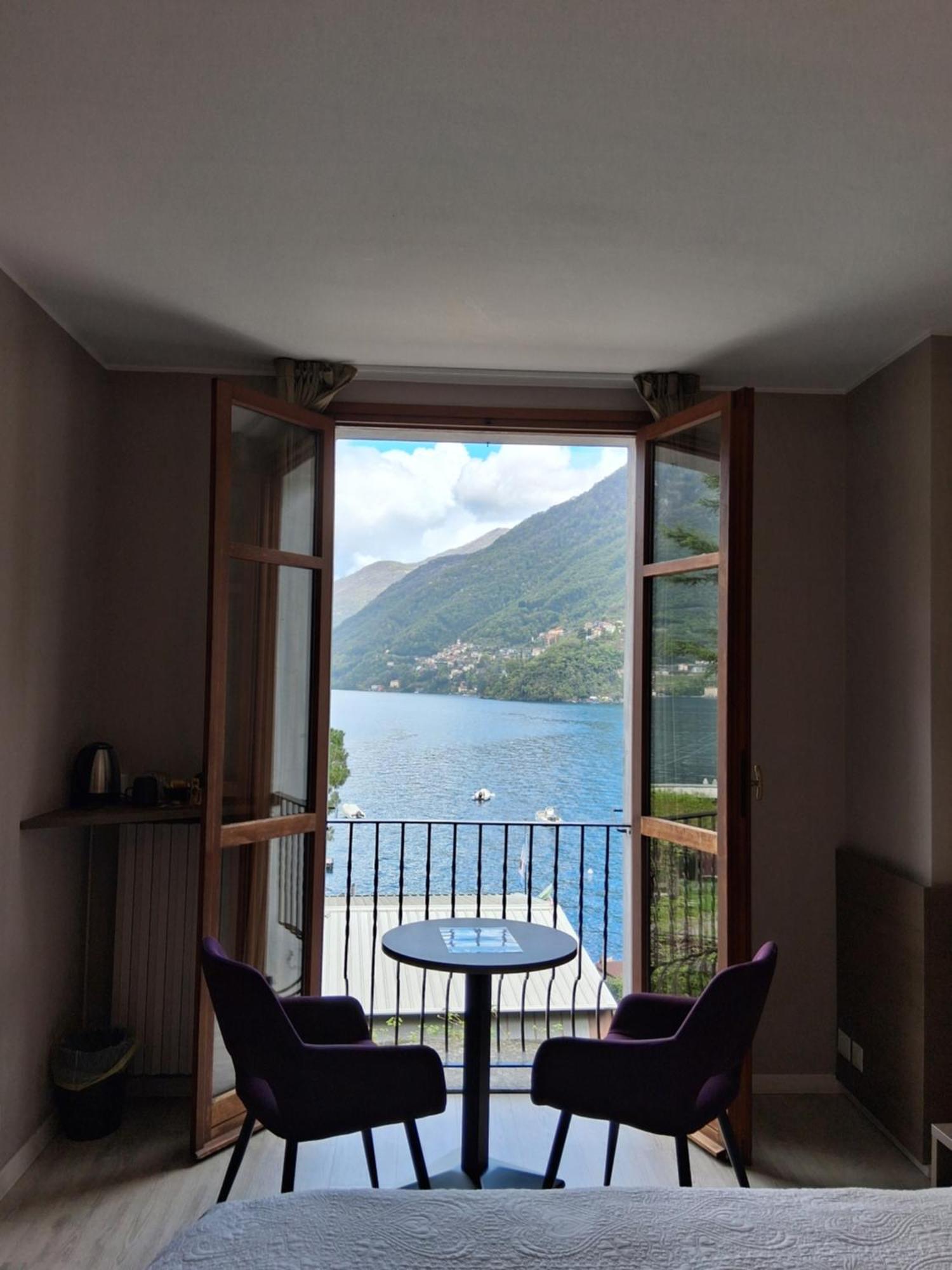 Hotel Ristorante Vapore Faggeto Lario Esterno foto