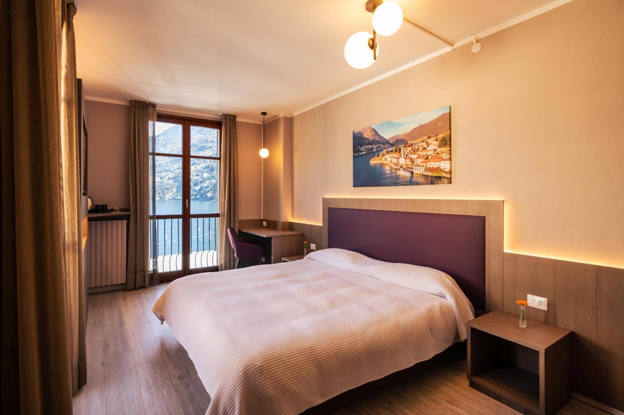 Hotel Ristorante Vapore Faggeto Lario Esterno foto