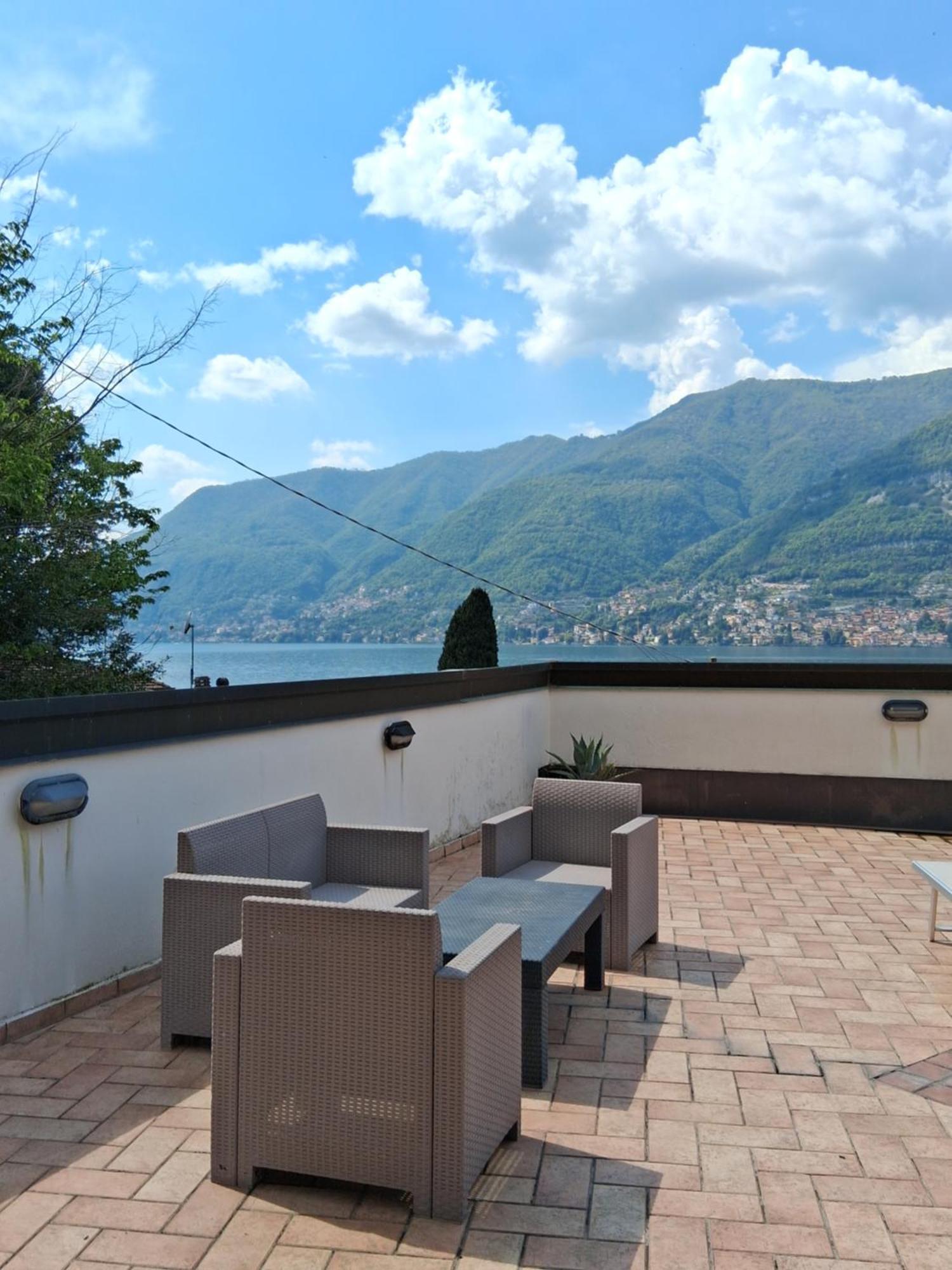 Hotel Ristorante Vapore Faggeto Lario Esterno foto
