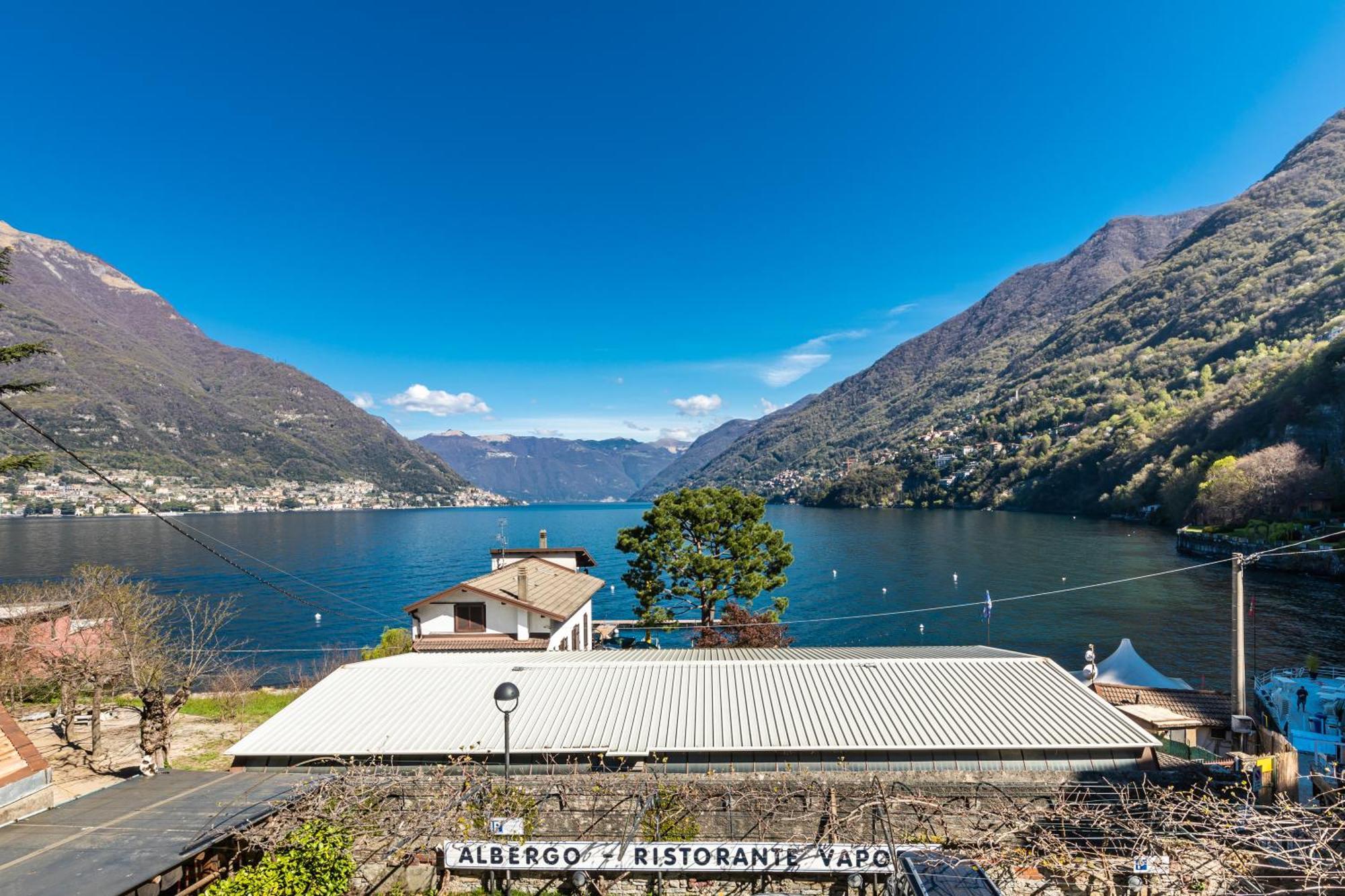 Hotel Ristorante Vapore Faggeto Lario Esterno foto