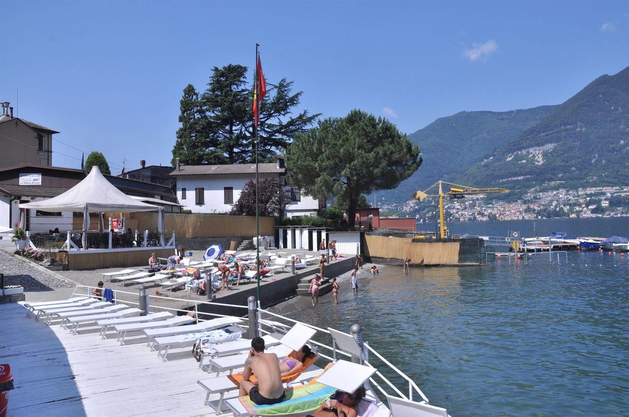 Hotel Ristorante Vapore Faggeto Lario Esterno foto