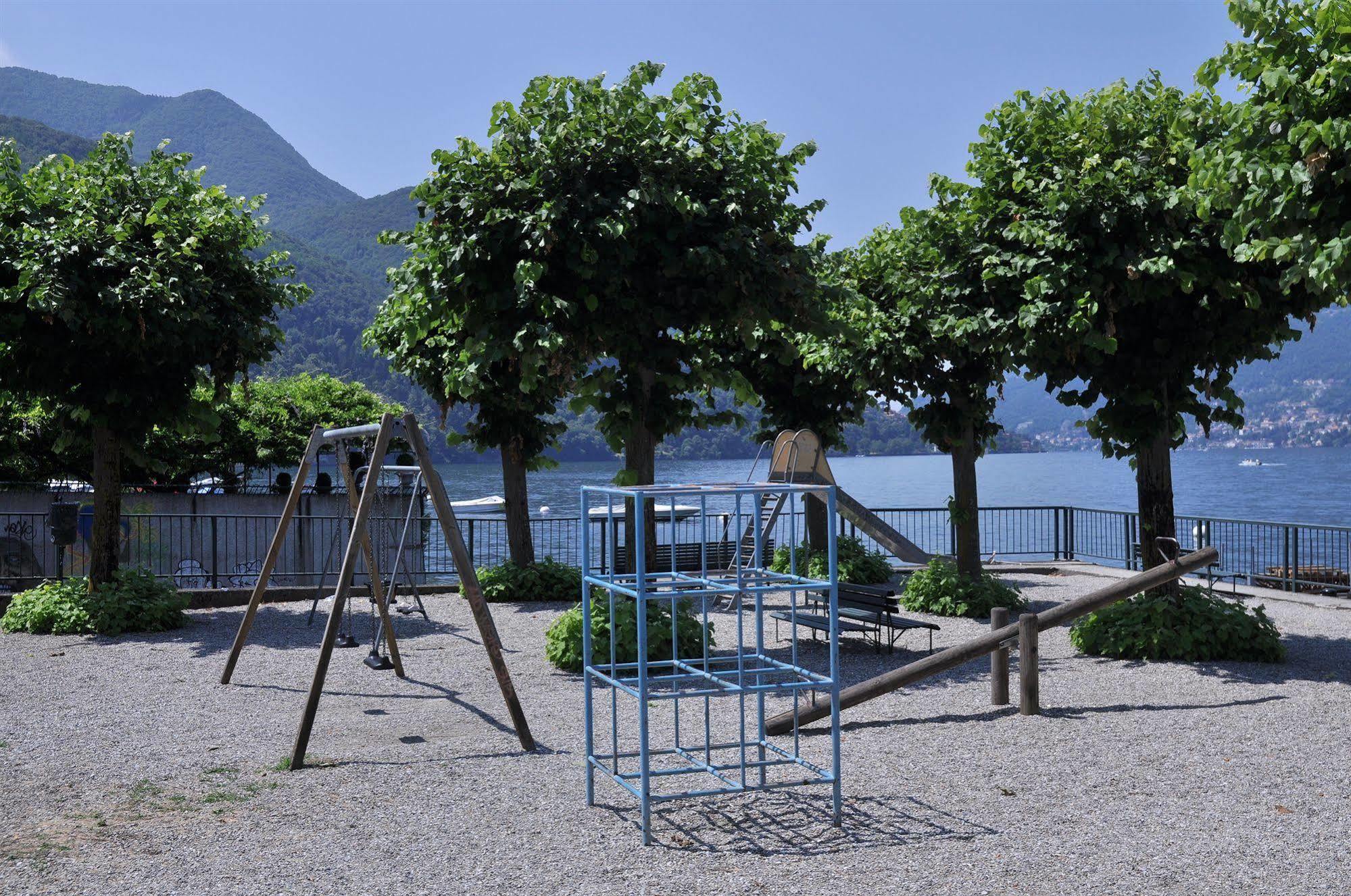 Hotel Ristorante Vapore Faggeto Lario Esterno foto