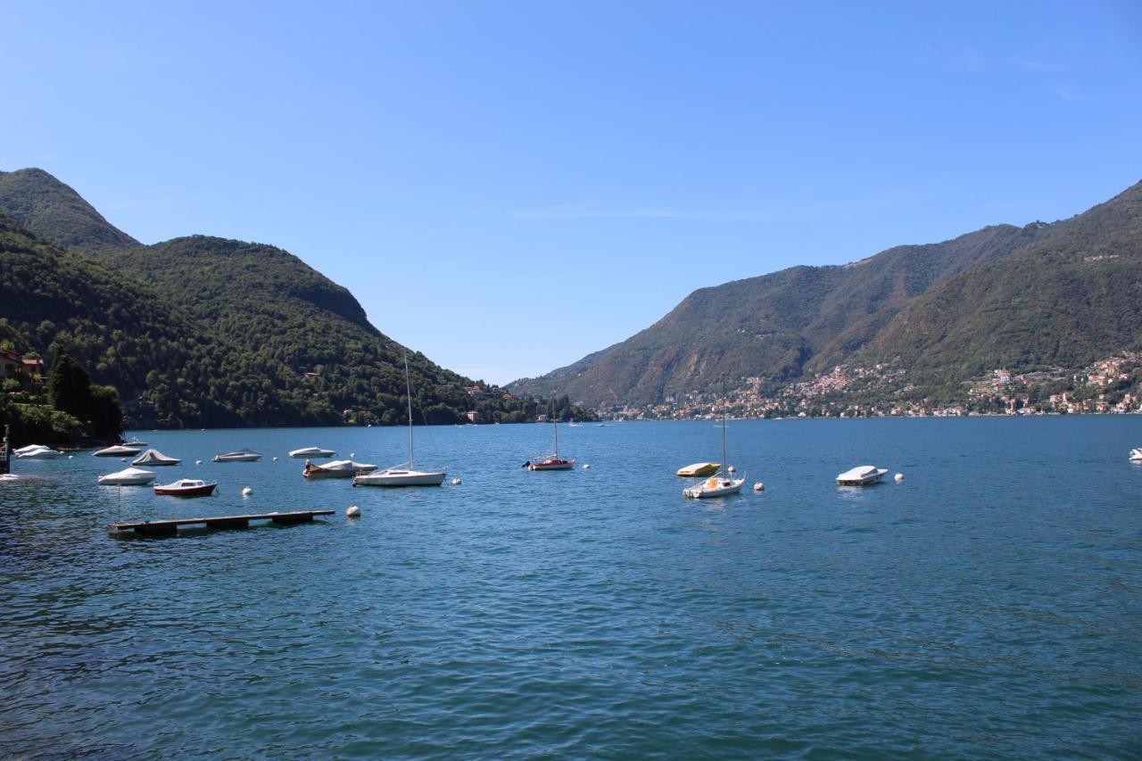 Hotel Ristorante Vapore Faggeto Lario Esterno foto
