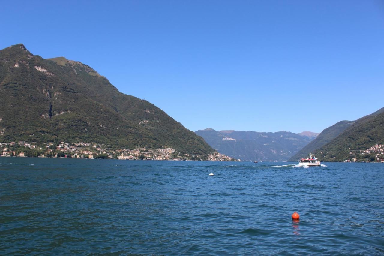 Hotel Ristorante Vapore Faggeto Lario Esterno foto