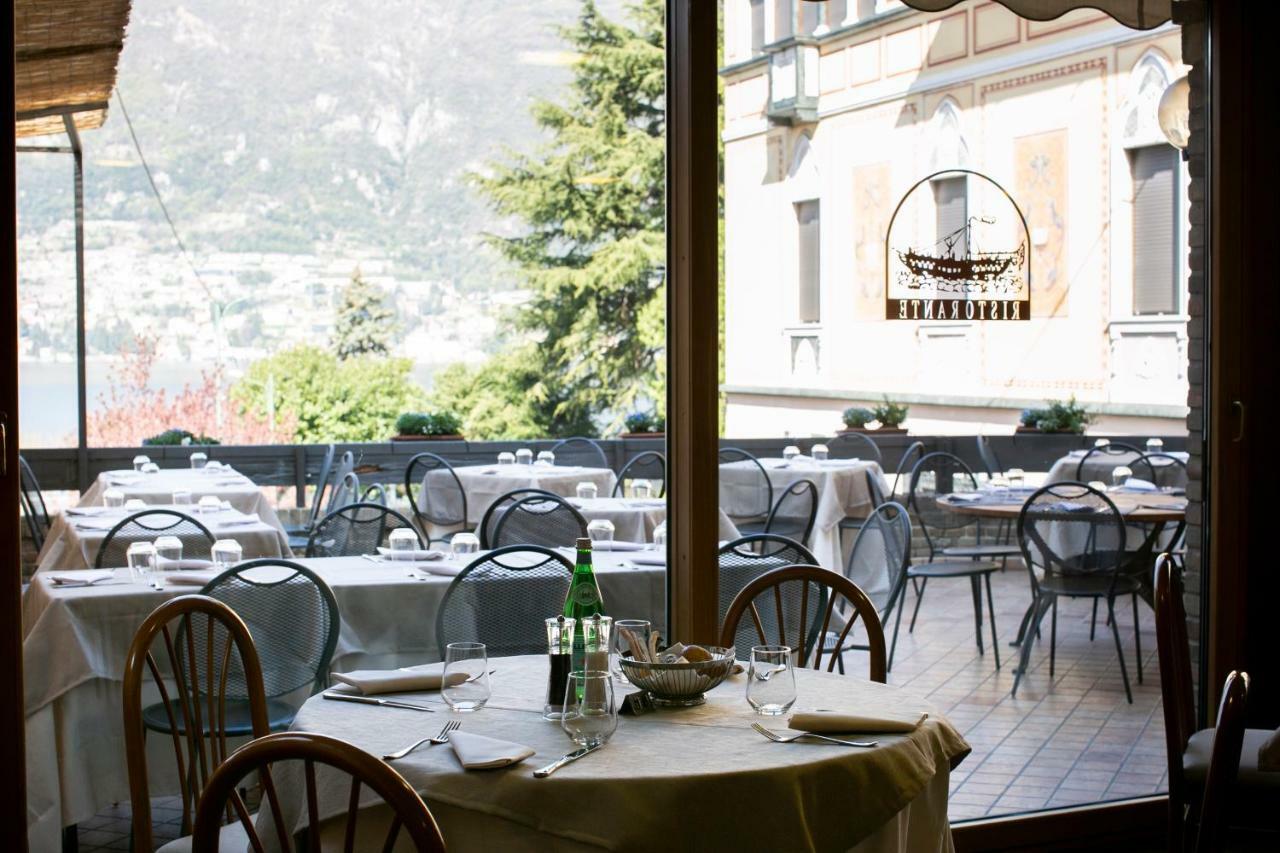 Hotel Ristorante Vapore Faggeto Lario Esterno foto