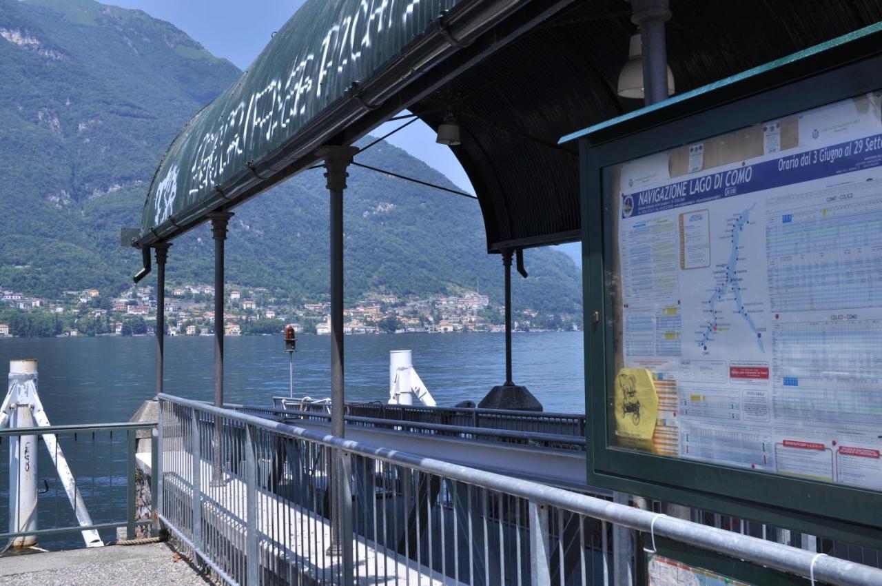 Hotel Ristorante Vapore Faggeto Lario Esterno foto